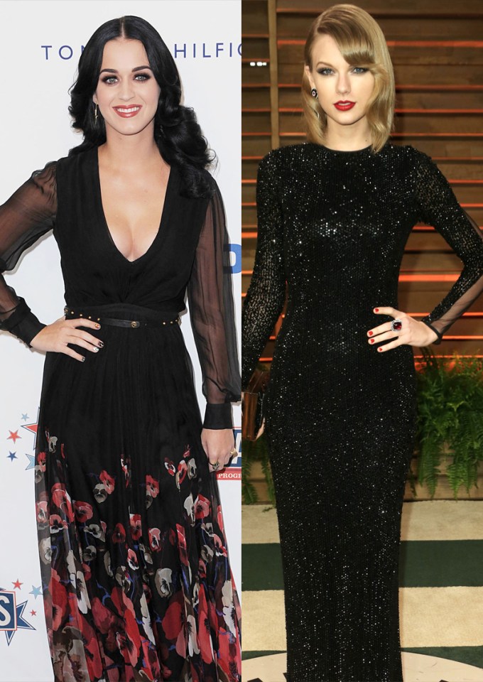 8 Times Katy Perry & Taylor Swift Dressed Alike