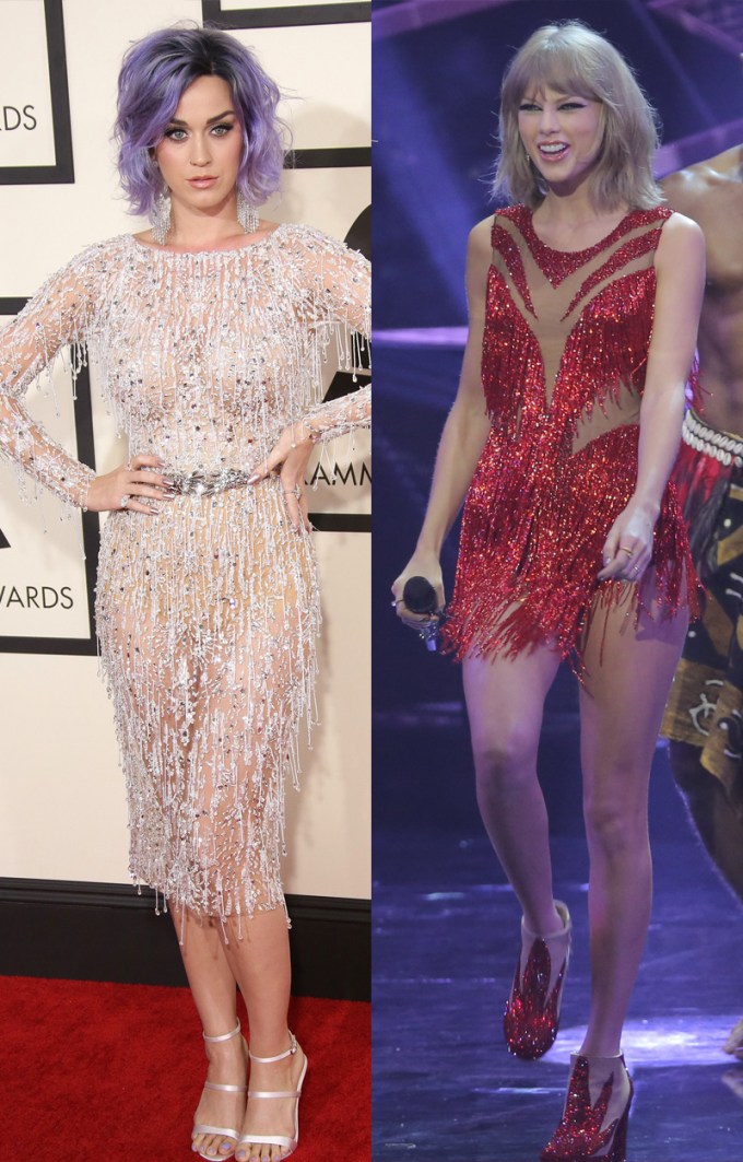 8 Times Katy Perry & Taylor Swift Dressed Alike