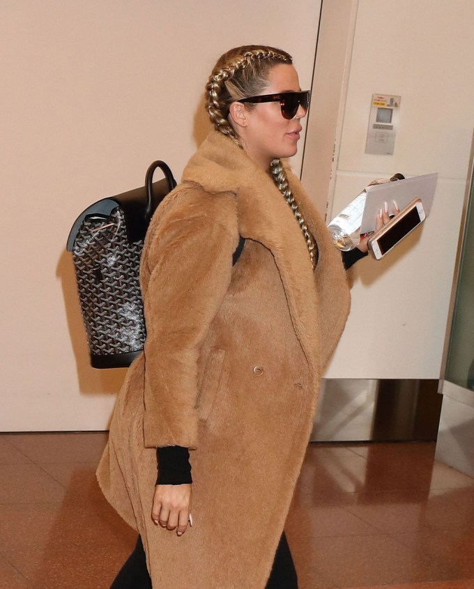 Khloe at the Airport In Japan