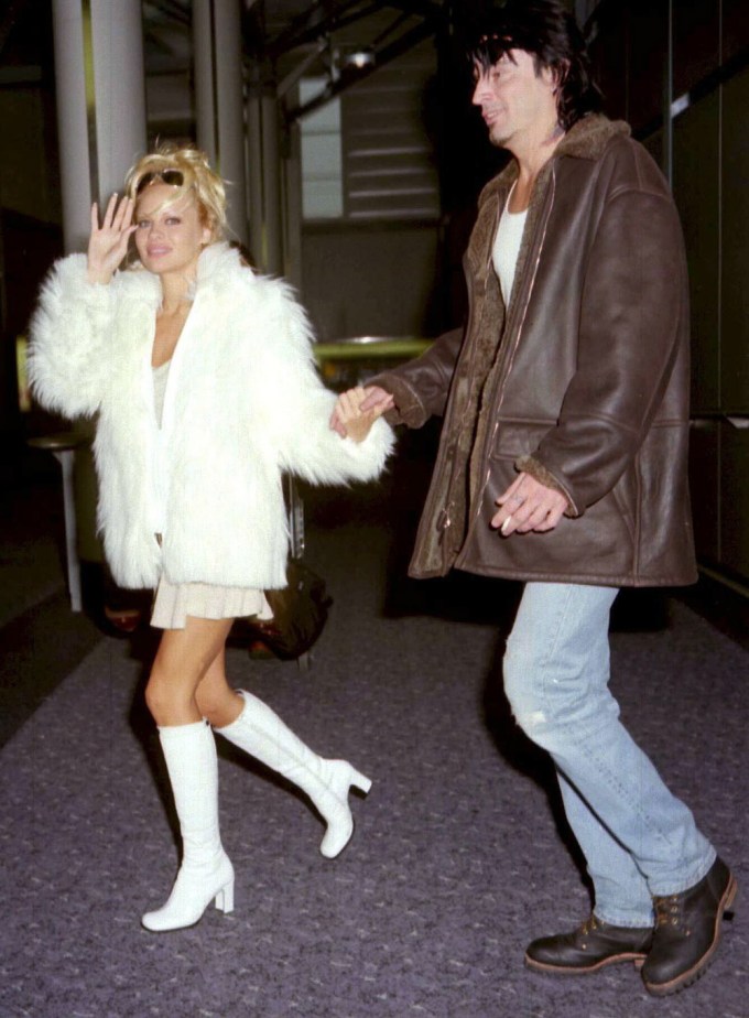 Pamela Anderson & Tommy Lee In 1995