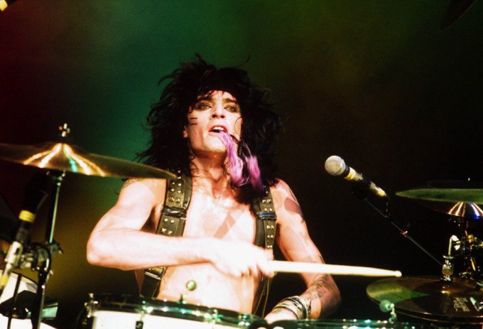 Tommy Lee Drums For Motley Crue In 1986