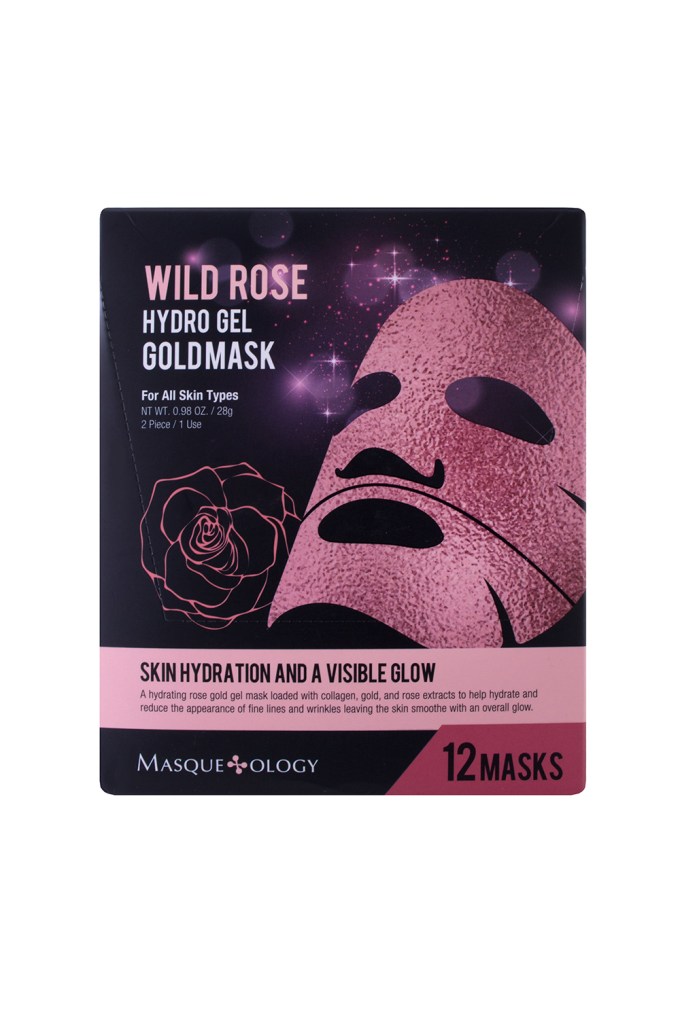 Masqueology Wild Rose Hydro Gel Gold Mask