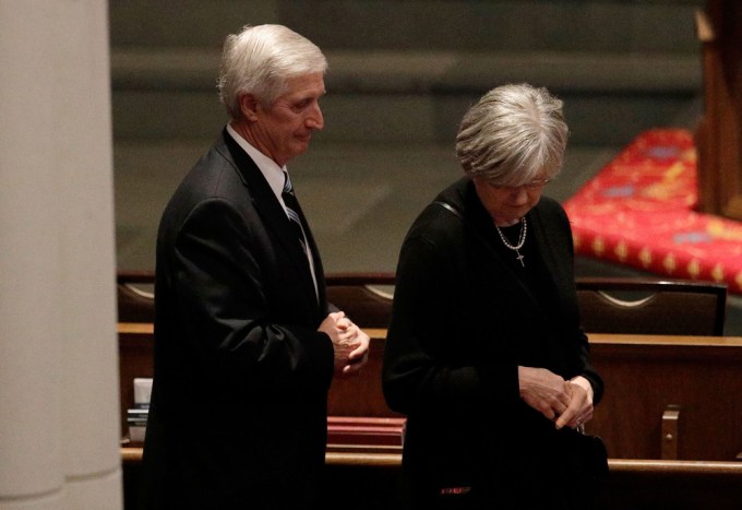 Former US first lady Barbara Bush funeral, Houston, USA – 21 Apr 2018