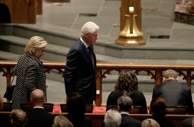 Barbara Bush Funeral Attendees — PICS