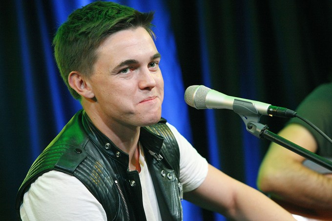 Jesse McCartney during an interview