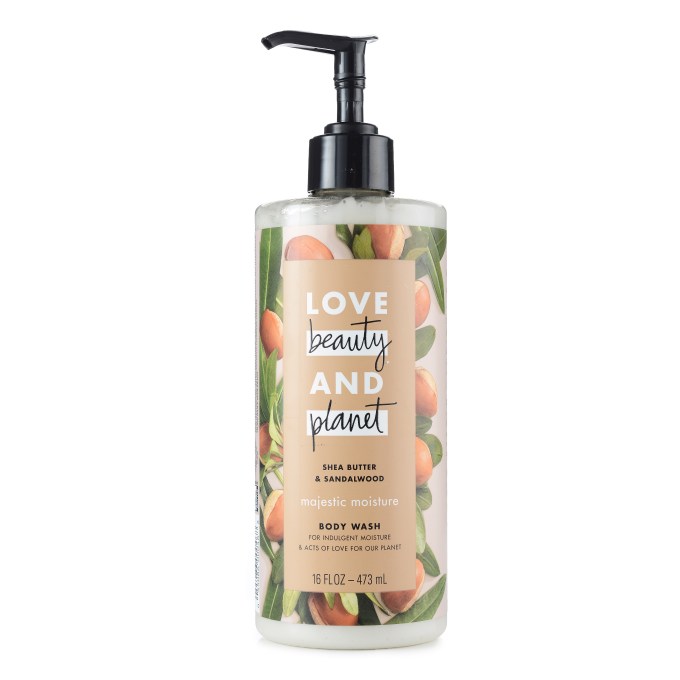 Love Beauty and Planet Shea Butter and Sandalwood Body Wash