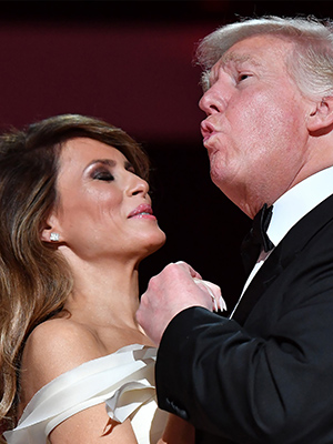 Donald & Melania Trump At Inaugural Ball