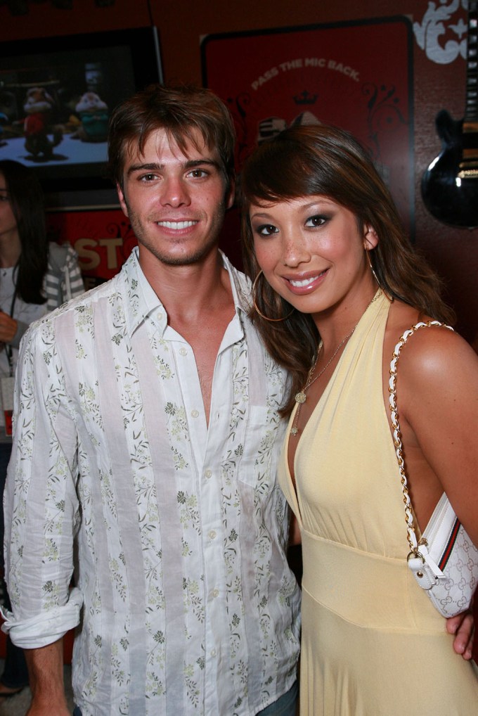 Cheryl Burke & Matthew Lawrence Backstage At The 2007 Teen Choice Awards