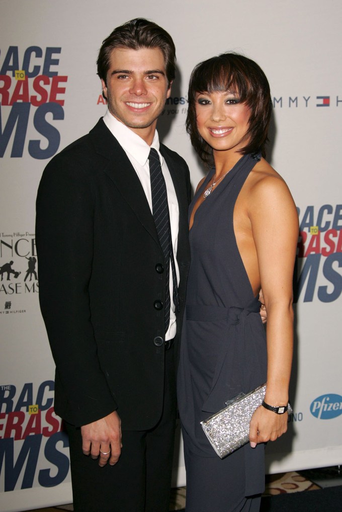 Cheryl Burke & Matthew Lawrence During A Red Carpet Appearance In 2007