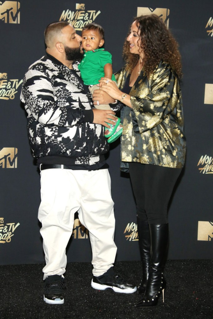 DJ Khaled & Nicole Tuck Loving On Their Son