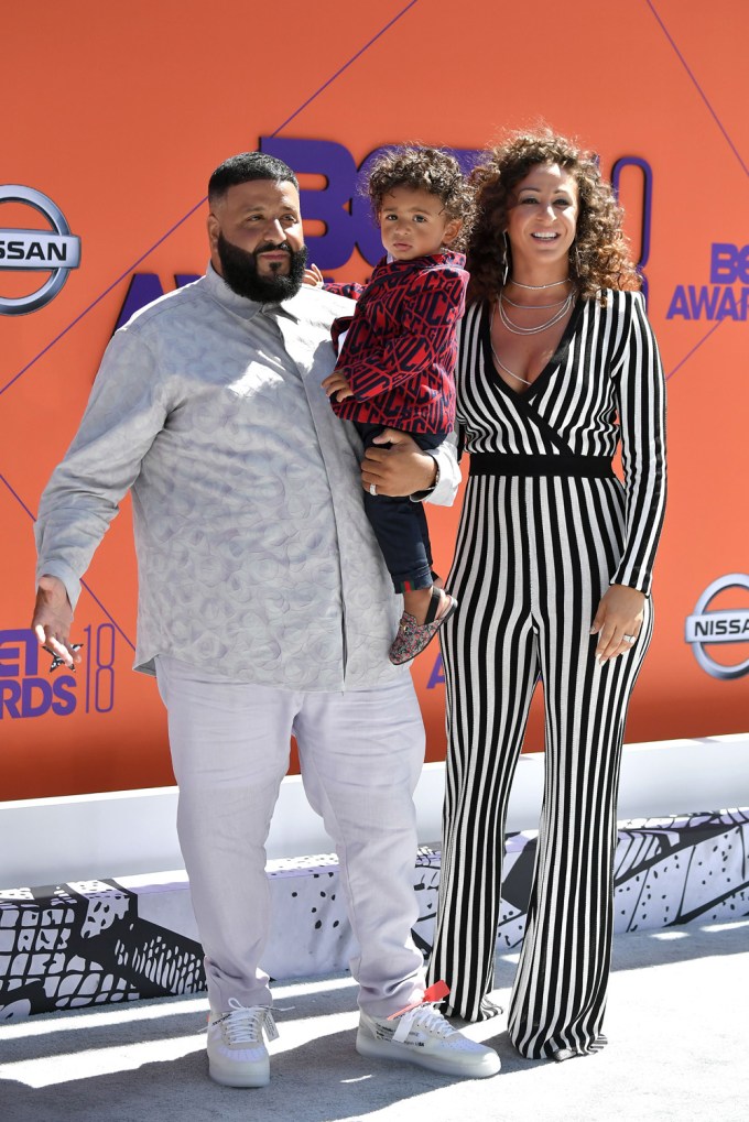 DJ Khaled’s Family At The BET Awards