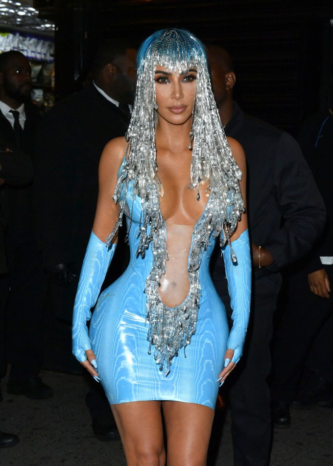 Kim Kardashian at the Met Gala 2019 after party