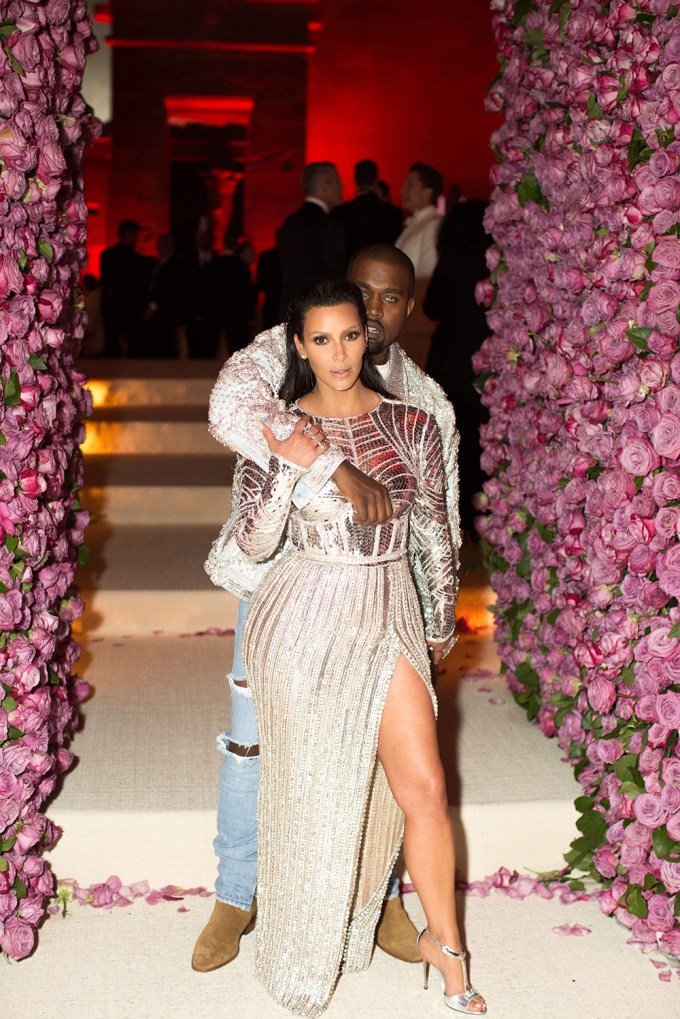 Kim Kardashian & Kanye West At The Met Gala