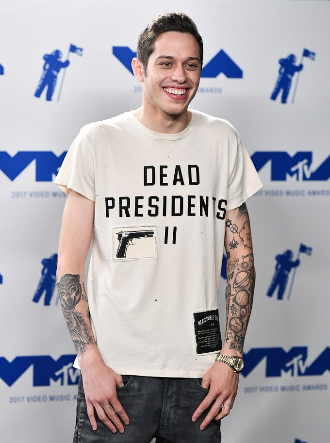 Pete Davidson at the 2017 MTV VMAs