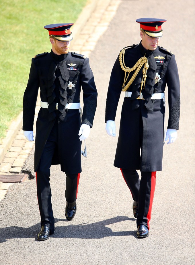 Prince Harry with his brother
