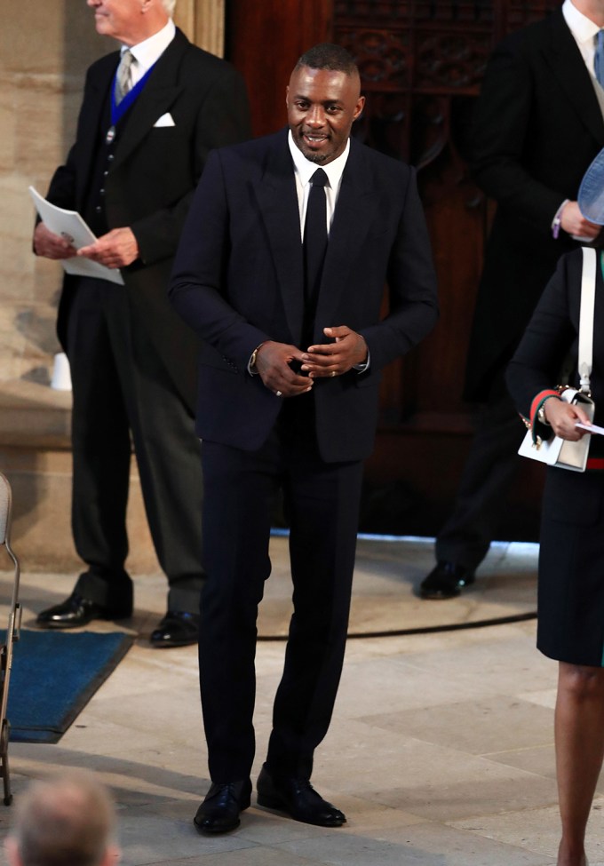 Idris Elba at the wedding