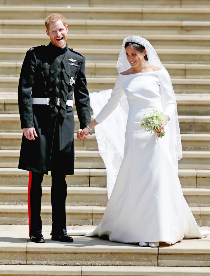 Prince Harry & Meghan Markle after saying ‘I do’