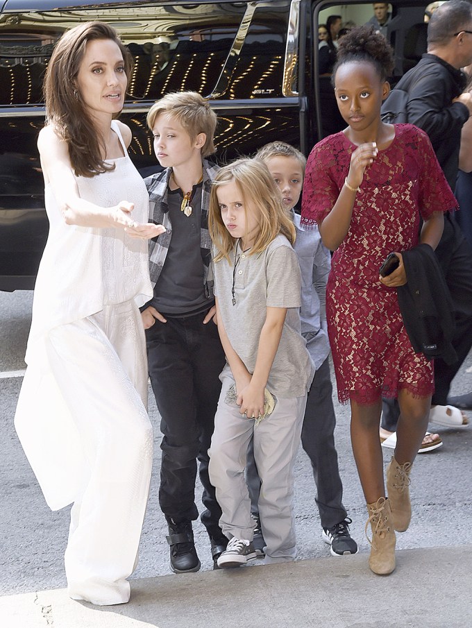Shiloh Jolie-Pitt & Family At The Toronto Premiere Of ‘The Breadwinner