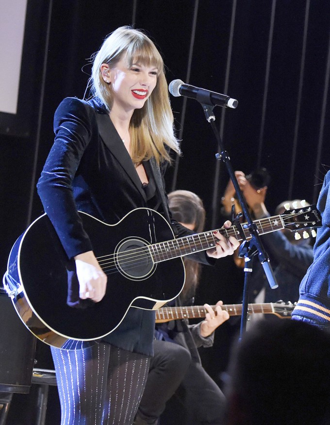 Taylor Swift At The Ally Coalition Benefit Concert