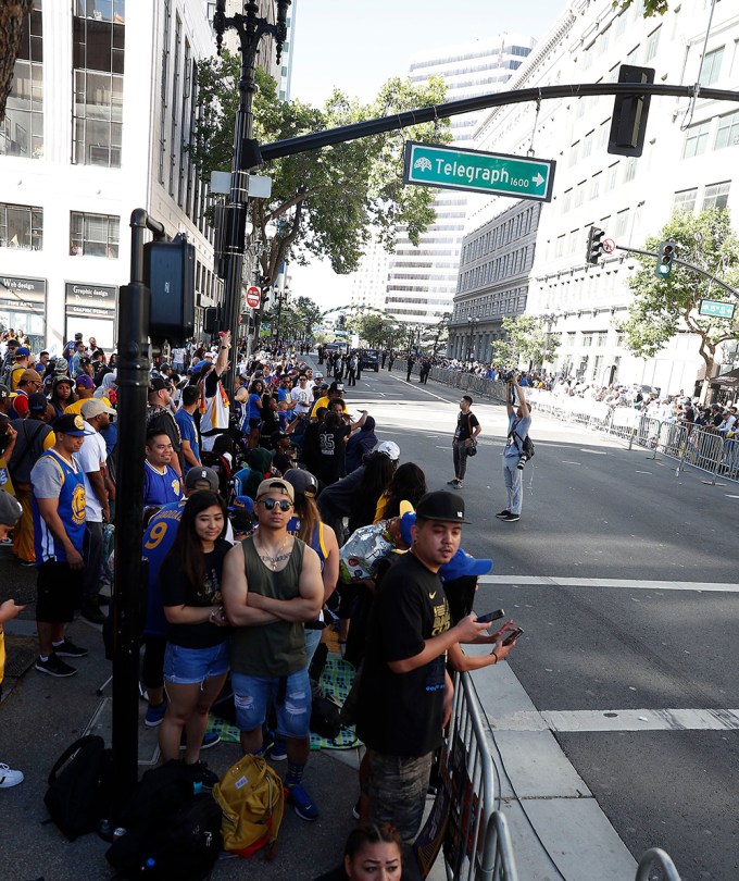 Warriors Parade Basketball, Oakland, USA – 12 Jun 2018