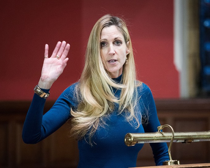 Ann Coulter at Oxford Union, UK – 12 Feb 2018