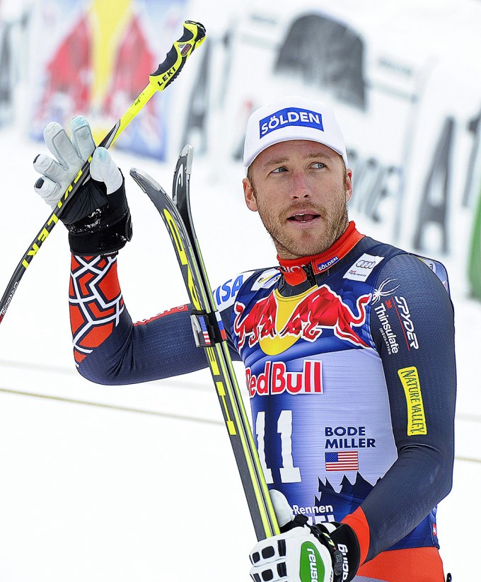 Bode Miller at the Men’s Downhill Race of the Fis Alpine Skiing World Cup in Kitzbuehel Austria
