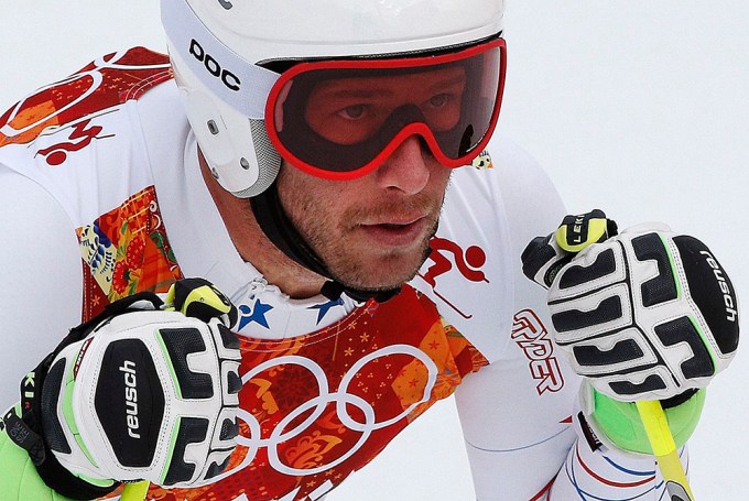 Bode Miller after completing the men’s super combined downhill training at the Sochi 2014 Winter Olympics