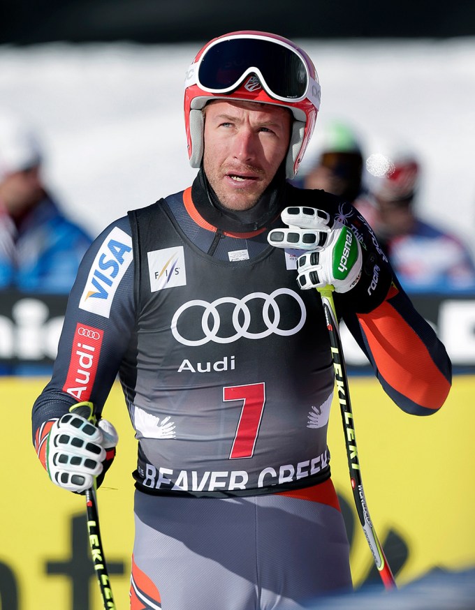 Bode Miller at the World Cup Downhill Skiing run in Beaver Creek