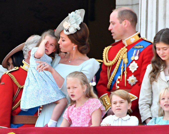 Prince George & Princess Charlotte with their parents