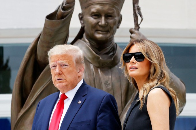 Donald Trump and Melania Trump in Washington D.C.