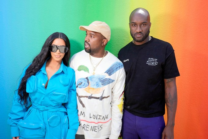 Kim Kardashian, Kanye West & Virgil Abloh