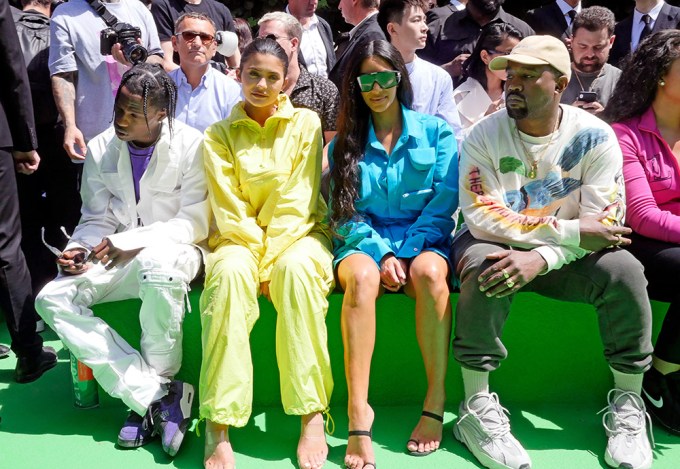 Travis Scott, Kylie Jenner, Kim Kardashian & Kanye West