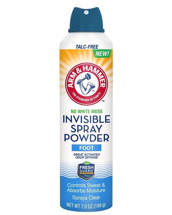 ARM & HAMMER Invisible Foot Spray Powder, $6.99