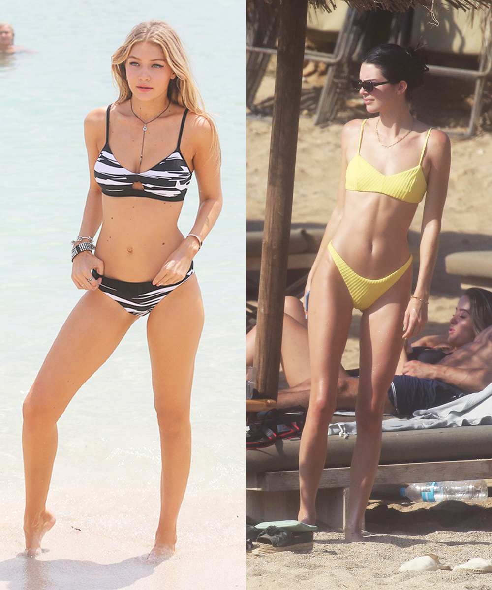 Gigi Hadid Vs. Kendall Jenner's Hottest Bikini Looks — Pics – Hollywood Life