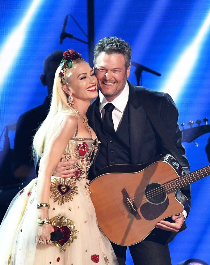 Gwen Stefani & Blake Shelton Perform at the 62nd Annual Grammy Awards
