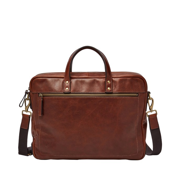 Haskell Double Zip Briefcase from FOSSIL
