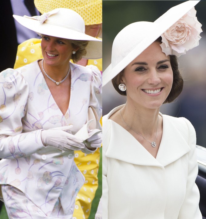Kate in White, Diana In Floral