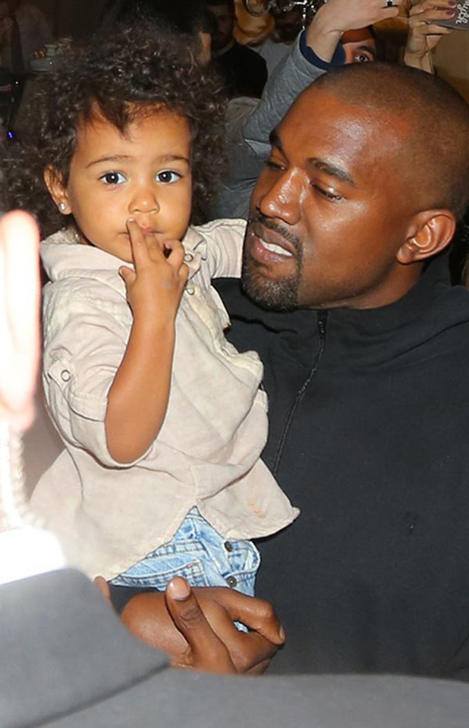 North West With Dad