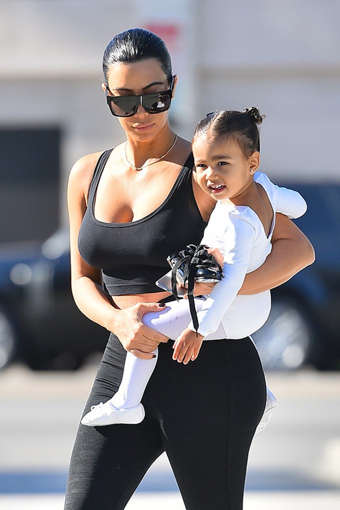 North West With Mom
