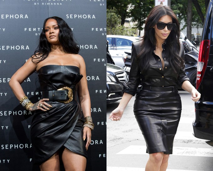 Stars Showing Off Weight Loss In Sexy Leather Looks