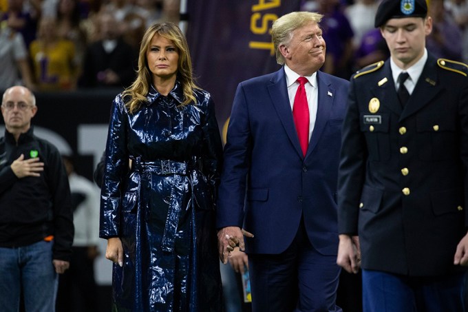 Donald Can’t Keep His Hands To Himself (With Melania)