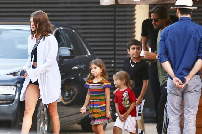 Sofia Richie Goes Out With Scott Disick & His 3 Kids