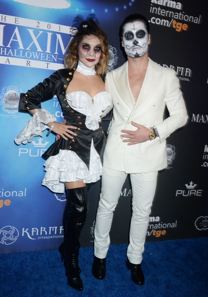 Valentin Chmerkovskiy & Jenna Johnson At Maxim’s 2017 Halloween Party