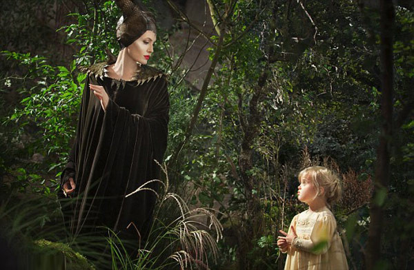 Angelina & Vivienne In ‘Maleficent’