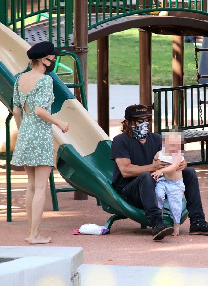Diane Kruger & Norman Reedus Play With Their Daughter