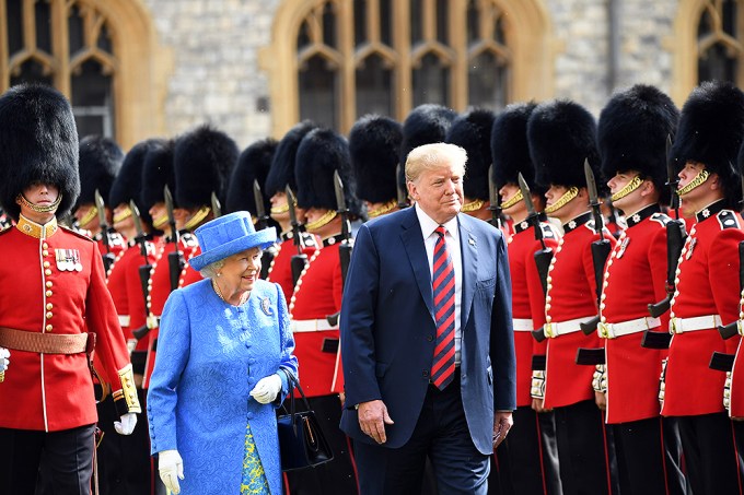 Donald Trump Meeting Queen Elizabeth In London