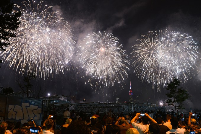 Independence Day Celebration Fireworks, New York, USA – 04 Jul 2018