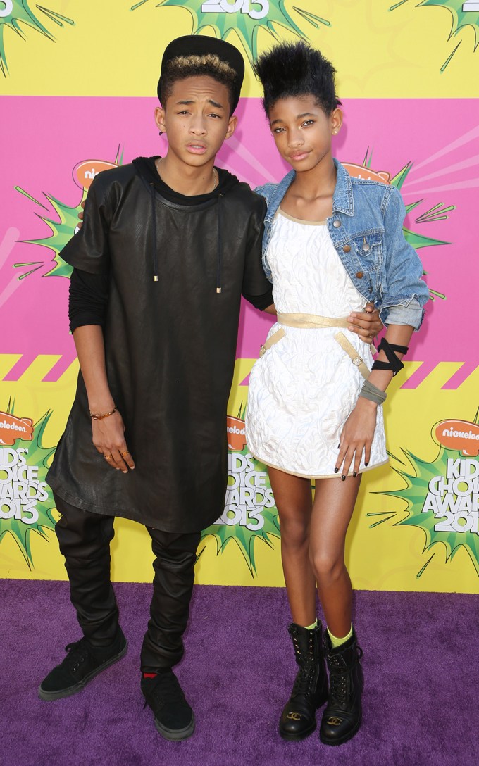 Jaden Smith & Willow Smith pose together