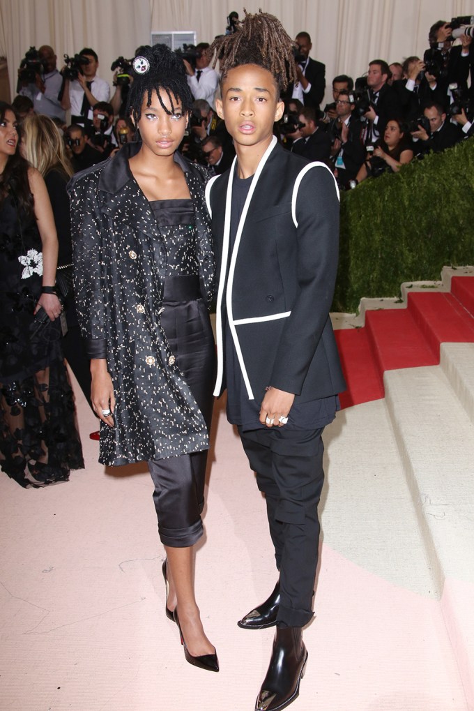 Jaden Smith and Willow Smith at the Met Gala