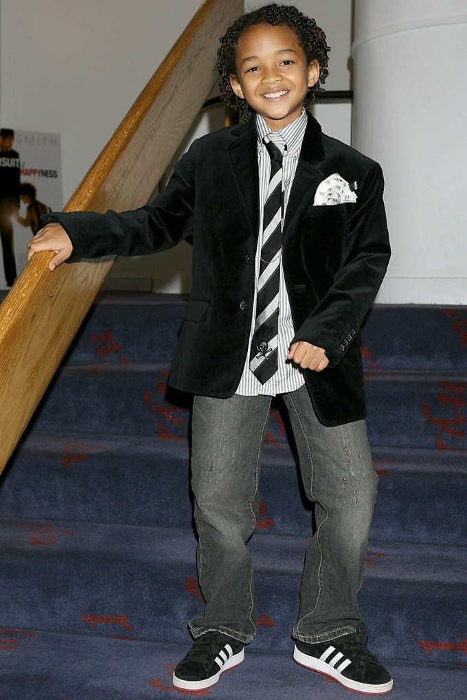 Jaden Smith in a suit and tie